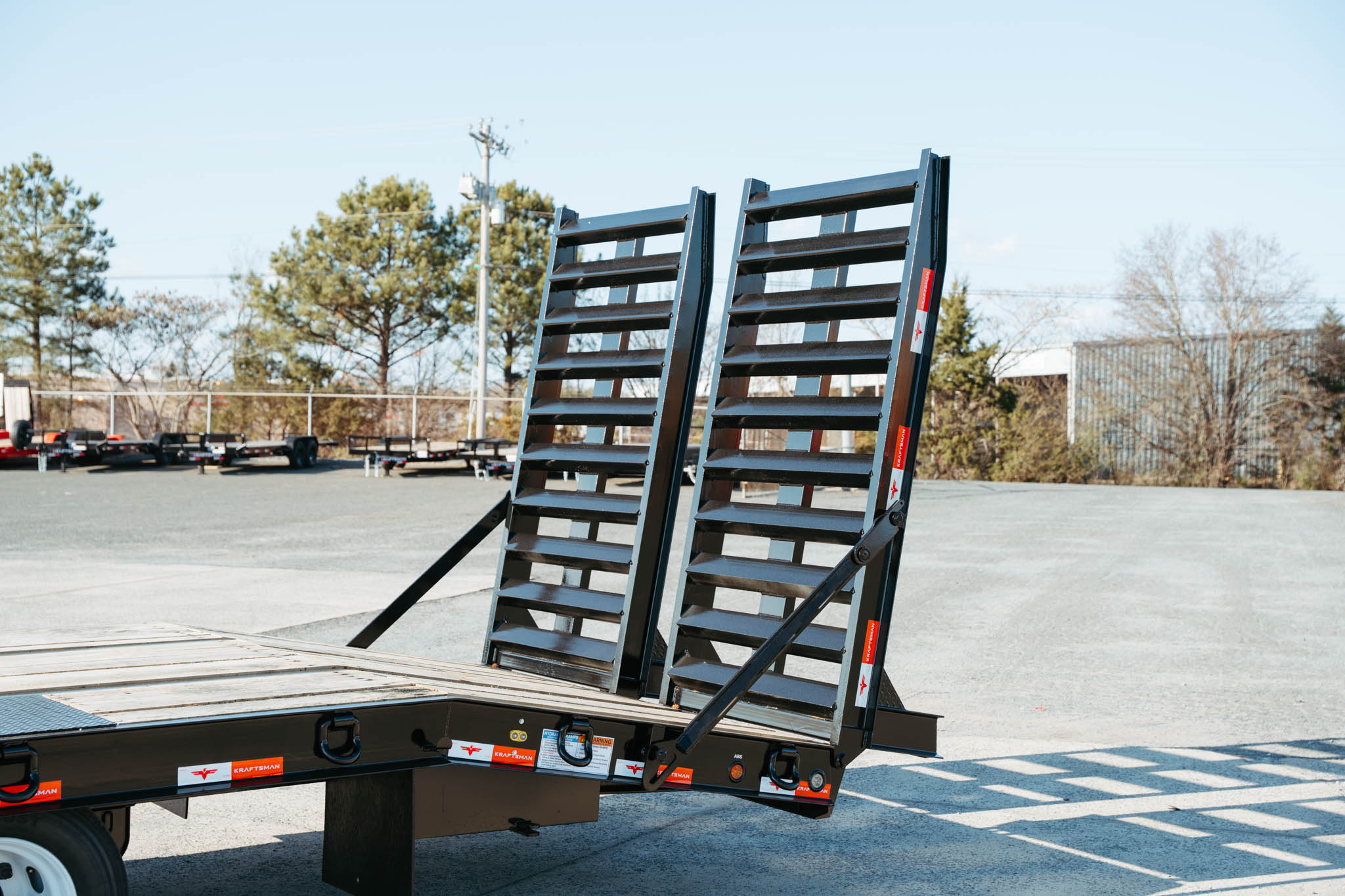 25 Ton Pintle Heavy Equipment Trailer | Lift Axle | Kraftsman Trailers